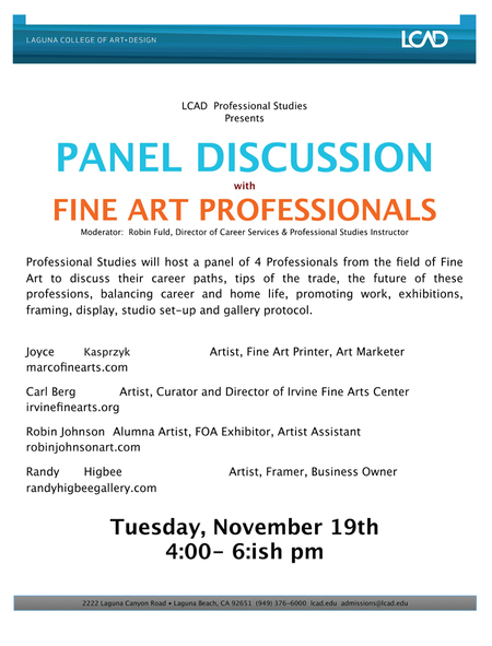 LCAD Panel Discussion